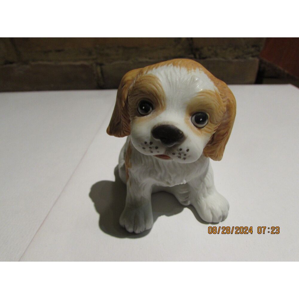 Homco sweet playful puppy dog COCKER SPANIEL vintage 1407 Taiwan 3" figurine
